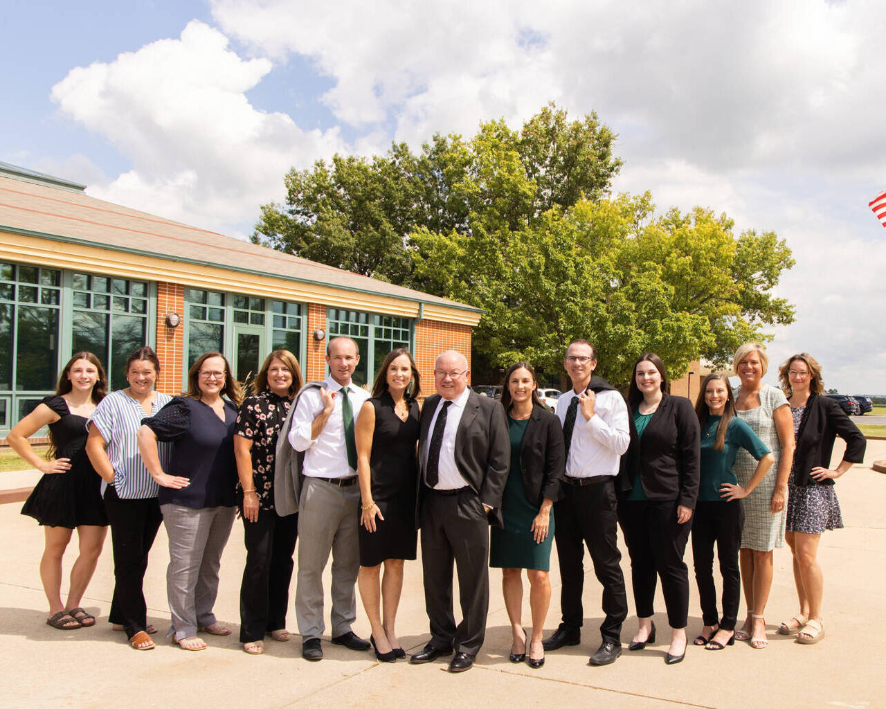 All Employees Outside Zoomed